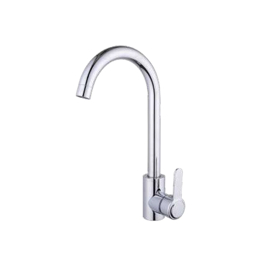 Змішувач s18 Ø35 для кухні вилив вухо на гайці SS TAU